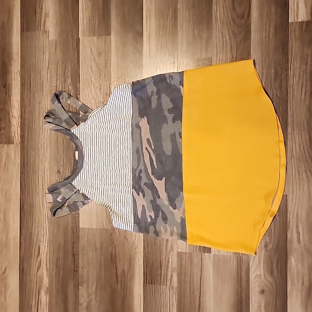Color block tank